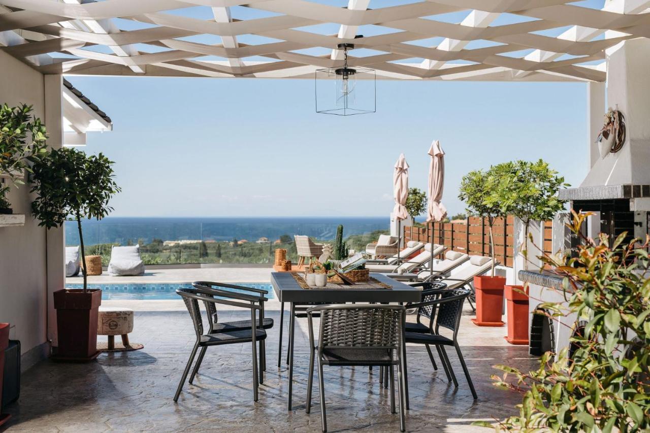 Villa Venia - Cozy Escape With Scenic Sew View, By Zantewize Tragaki Dış mekan fotoğraf